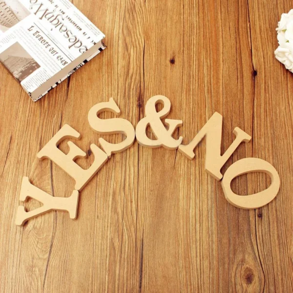 Freestanding A-Z Wood Wooden Letters Alphabet Hanging Wedding Birthday Home Party Decoration Children's gifts letras decorativas - Image 9