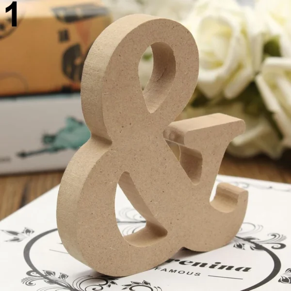 Freestanding A-Z Wood Wooden Letters Alphabet Hanging Wedding Birthday Home Party Decoration Children's gifts letras decorativas - Image 11