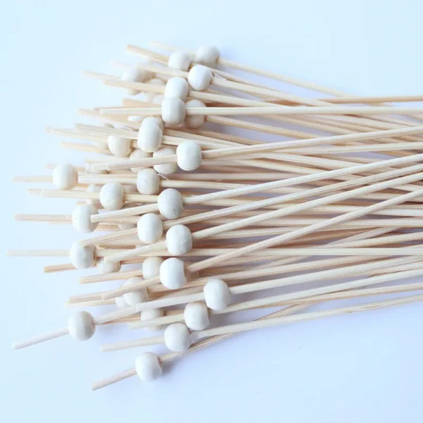 Electroplated Gold Bead Fruit Skewers Disposable Creative Decorative Fruit Forks Party Dessert Salad Stick Toothpick Skewer - Image 7