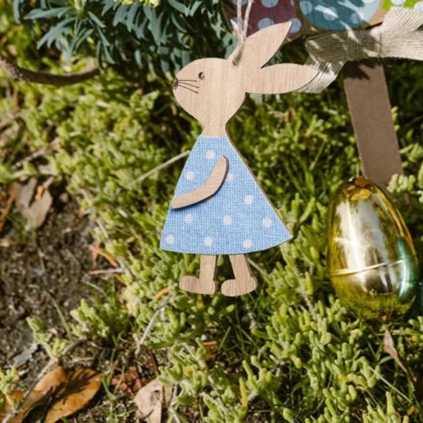Y4QA Wooden Pendant for Kids&Adults Accessories Supplies Decorative Craft - Image 3