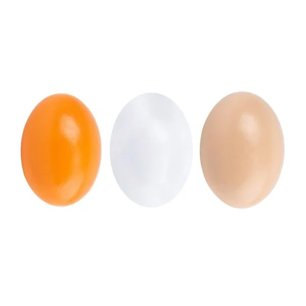 Wooden Simulation Egg Unfinished Painted Eggs Fake Eggs Crafts for DIY Craft Educational Kids Toy Gift Easter Decor - Image 5